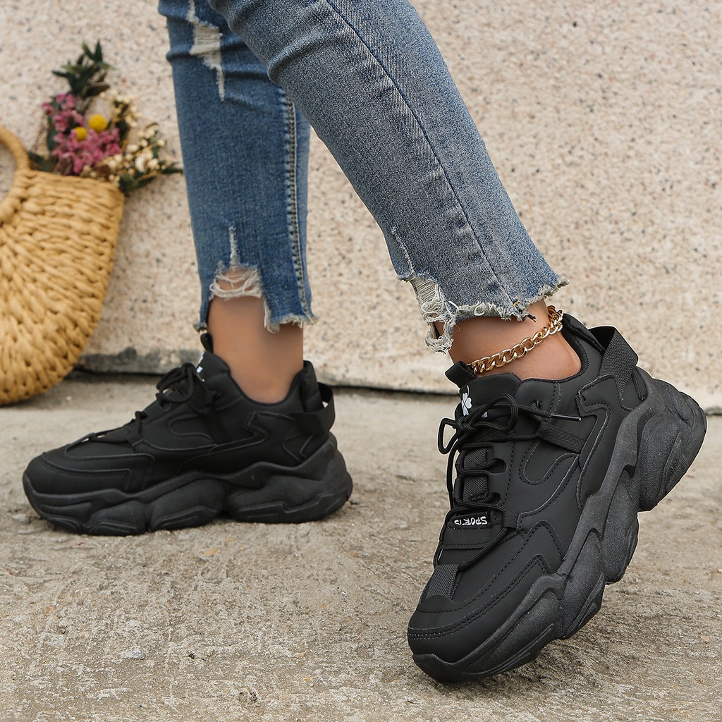 Favorite &quot; FREE BOX&quot; Sepatu Wanita Sneakers Korea Import 9166