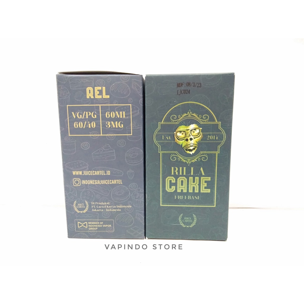 CAKERILLA 60ML 3MG CAKE RILLA BY JUICE CARTEL X HERO57