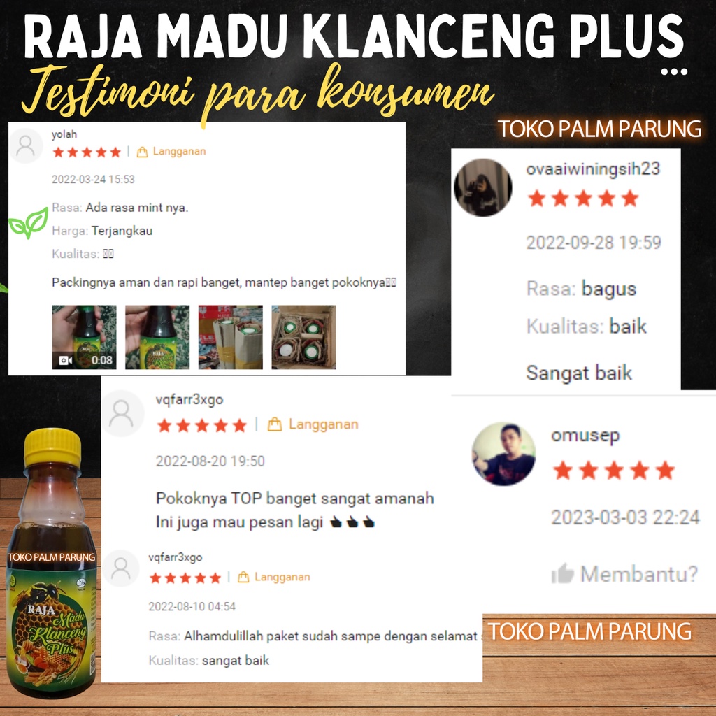 Jamu Raja Madu Klanceng Plus Minuman Kesehatan Obat Asam Urat Pegal Linu Nyeri Sendi Lutut Pegel Linu Rematik Encok Legakan Sesak Nafas 160ml