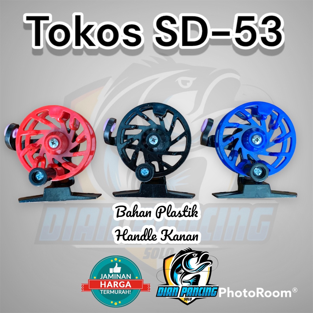 REEL TOKOS SD-53 Handle Kanan bahan Plastik berkualitas