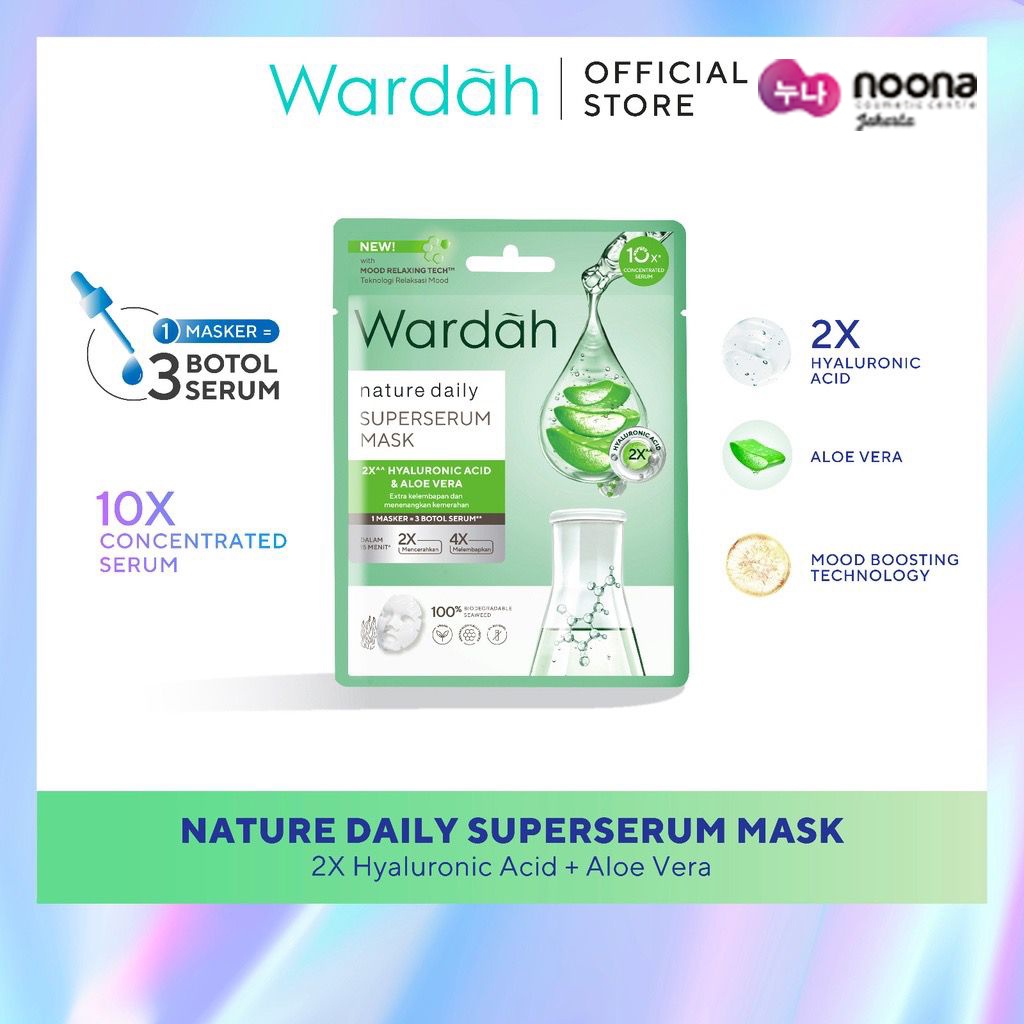 WARDAH NATUR E DAILY SUPERSERUM MASK 20ML