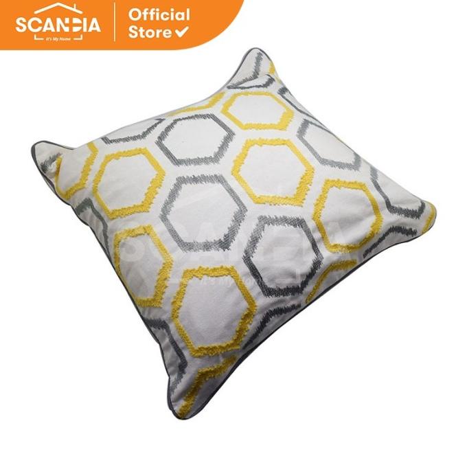 Scandia Sarung Bantal Sofa Cushion Cover Yvon 45X45 Cm
