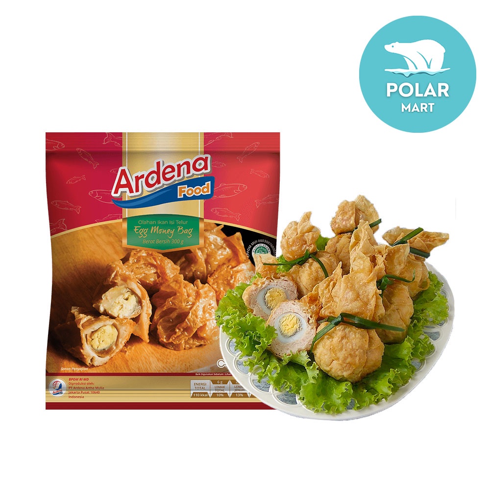 Ardena Egg Money Bag Ekado Isi 10pcs 300 Gram (FROZEN FOOD BANDUNG)