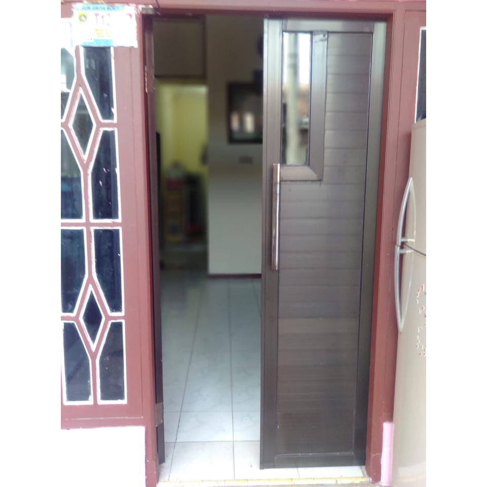 pintu aluminium double