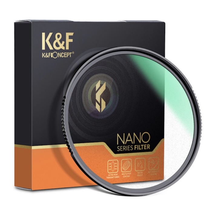 K&F CONCEPT FILTER 58MM 58 MM NANO X BLACK PRO MIST DIFFUSION 1/2 MRC
