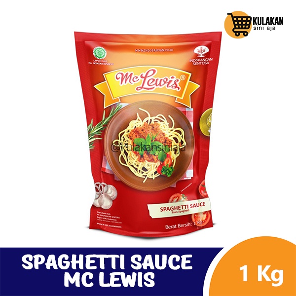 

Spaghetti Sauce 1 KG - Mc Lewis