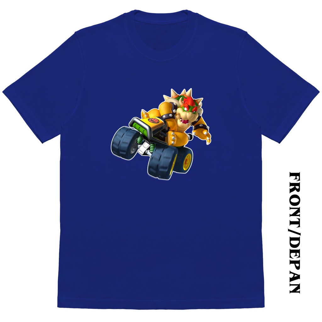 T-SHIRT SUPER MARIO BROS (KART - BOWSER) | KAOS | CUSTOM