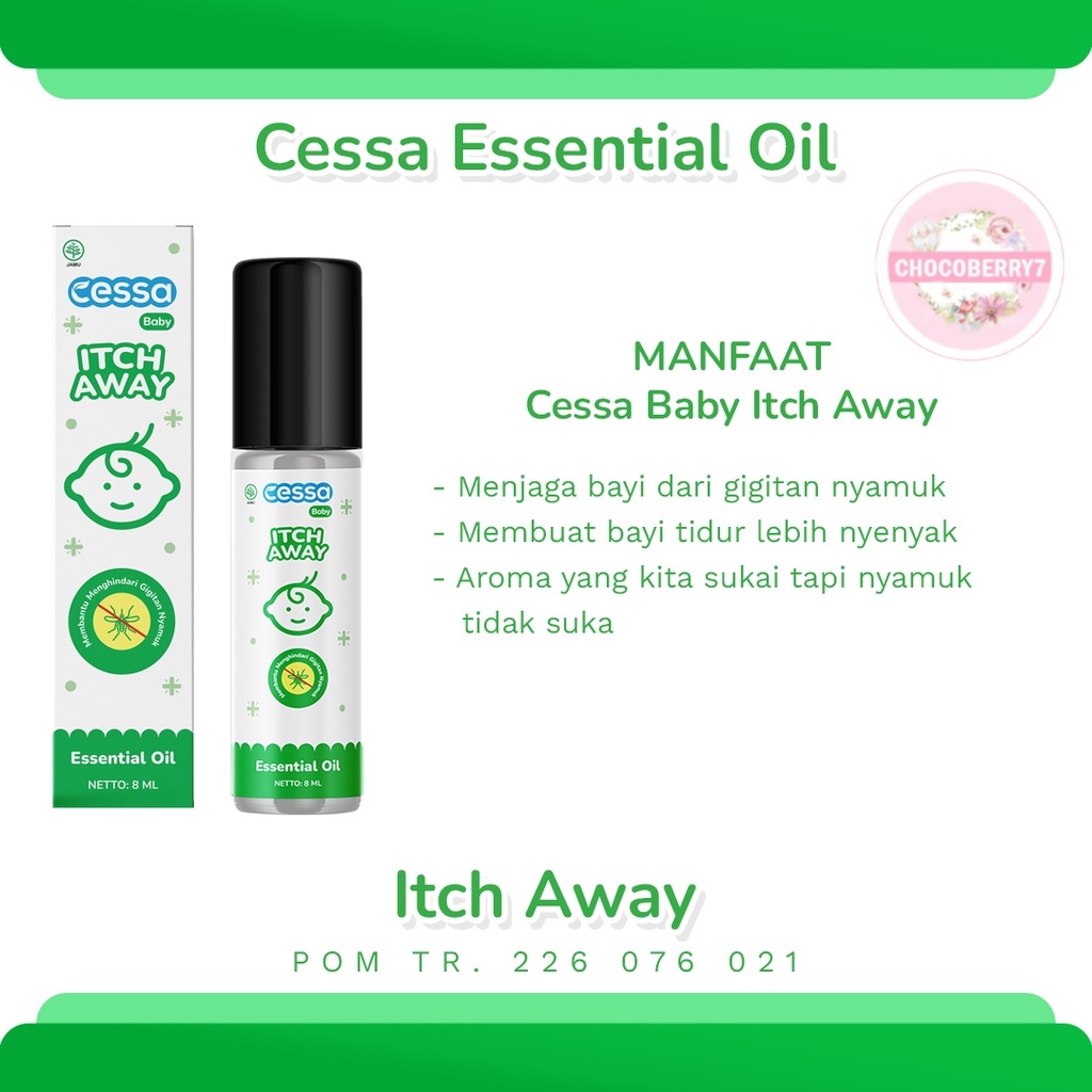 Cessa Bugs Away BABY / KIDS - Cessa ITCH AWAY BPOM OT Obat Anti Nyamuk Bayi Essential Oil Natural