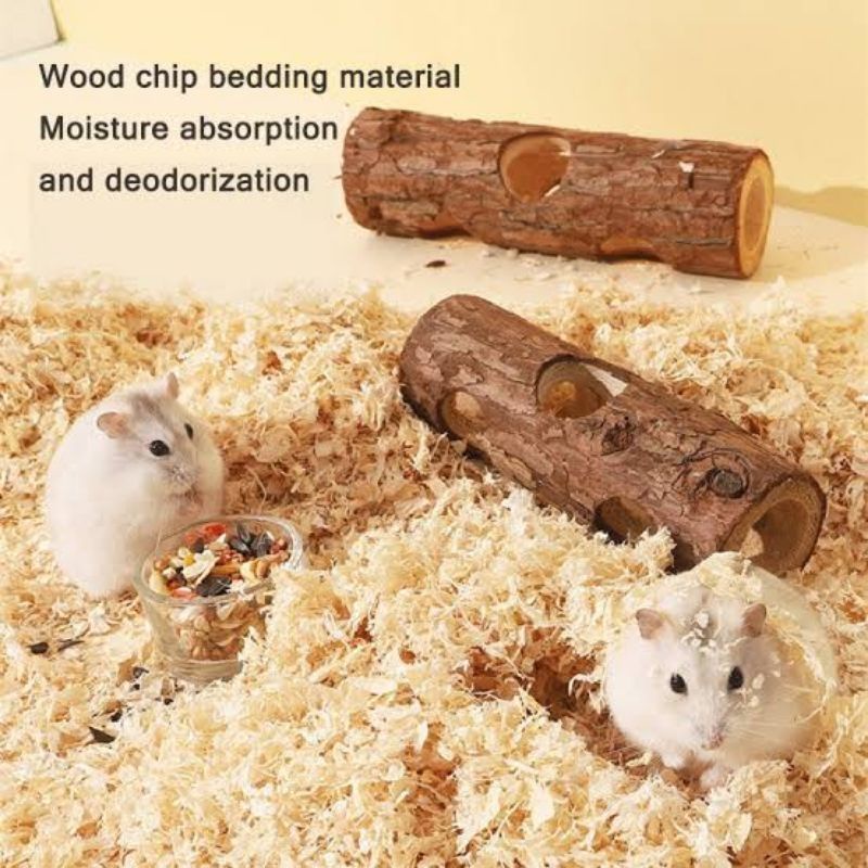 Serbuk kayu hamster | serutan kayu | alas kandang hamster | serbuk kayu kandang hamster