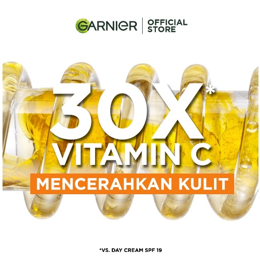 Garnier Bright Complete Vitamin C 30x Booster Serum Single - Kulit Cerah Light Complete