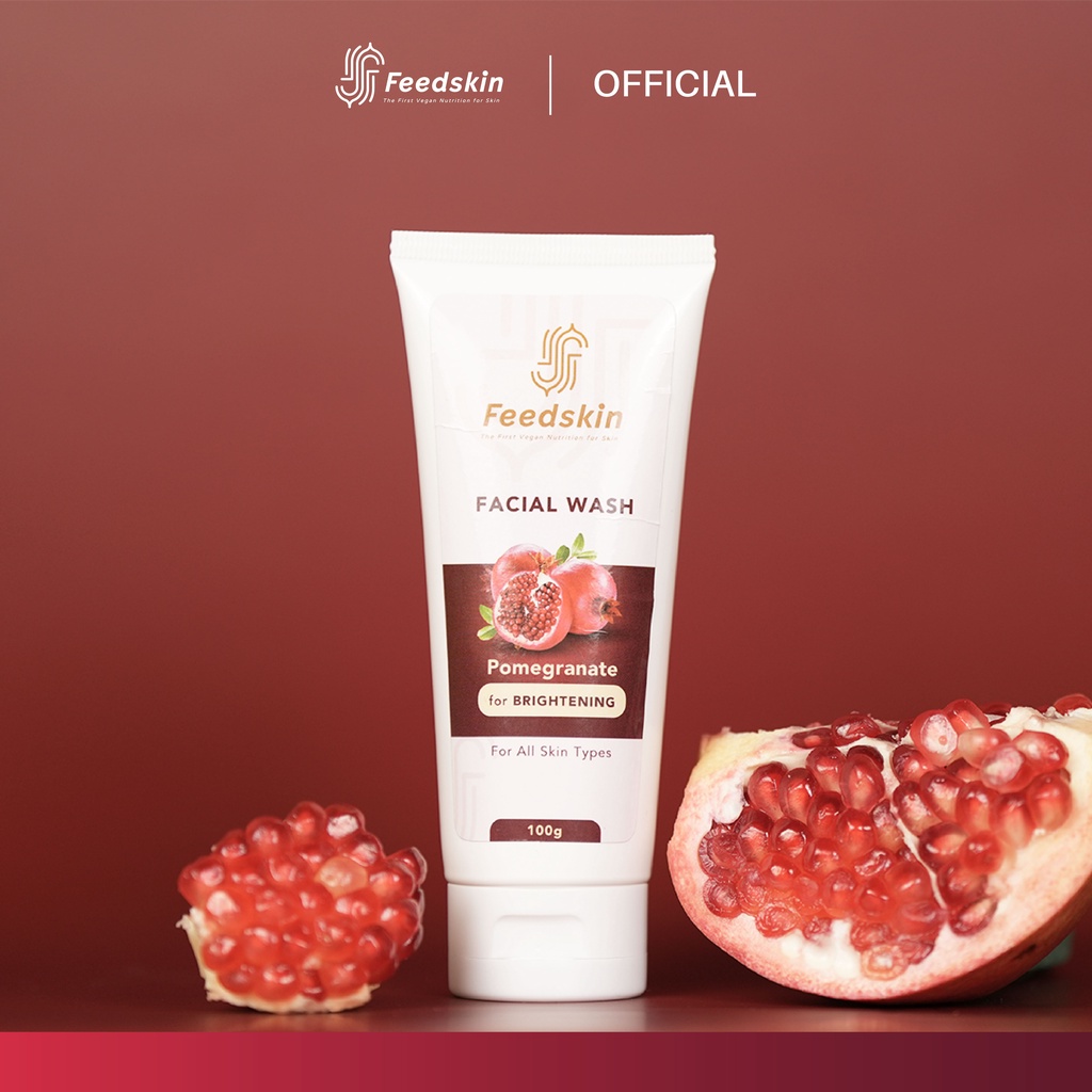 FEED SKIN Facial Wash Pomegranate [For Brightening]