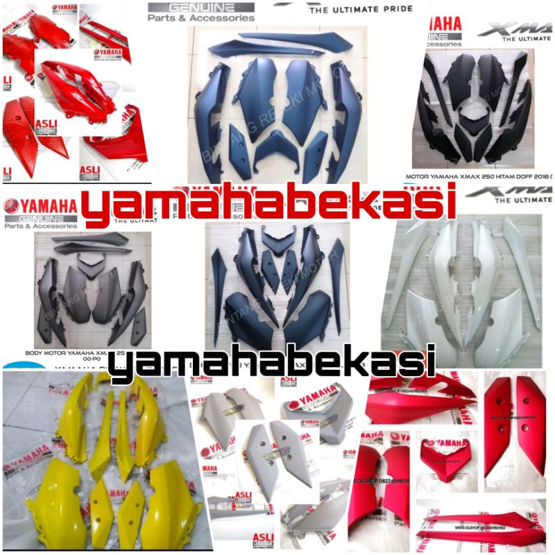 body xmax full set body halus xmax 250 original yamaha
