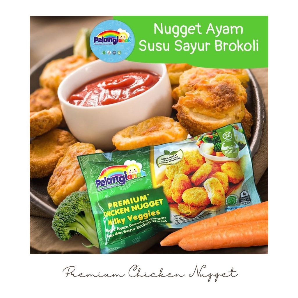 

PELANGI anak Chicken Nugget isi Brokoli dan Wortel Jaksel