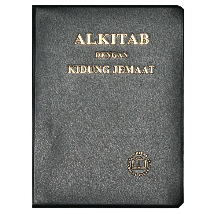 BUKU ROHANI KRISTEN ALKITAB BESAR + KIDUNG JEMAAT (MANULA )- LAI