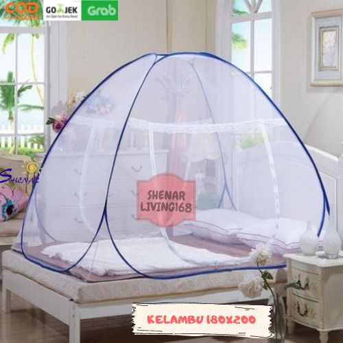KELAMBU BUTTERFLY 180x200 / KELAMBU PINTU DUA/ KELAMBU BAWAH BOLONG/ KELAMBU SHENAR