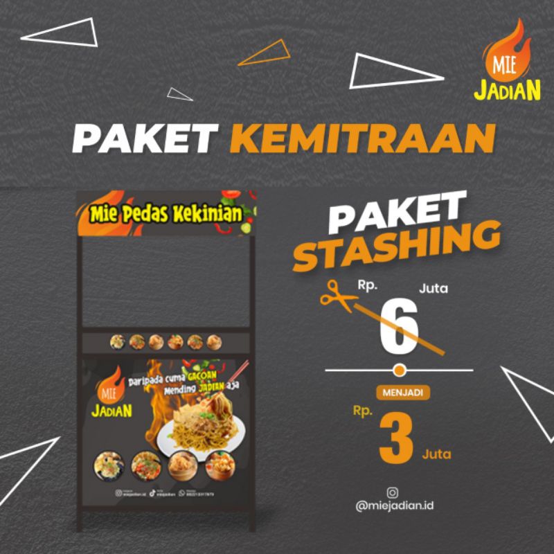 

Mie jadian paket stashing termurah