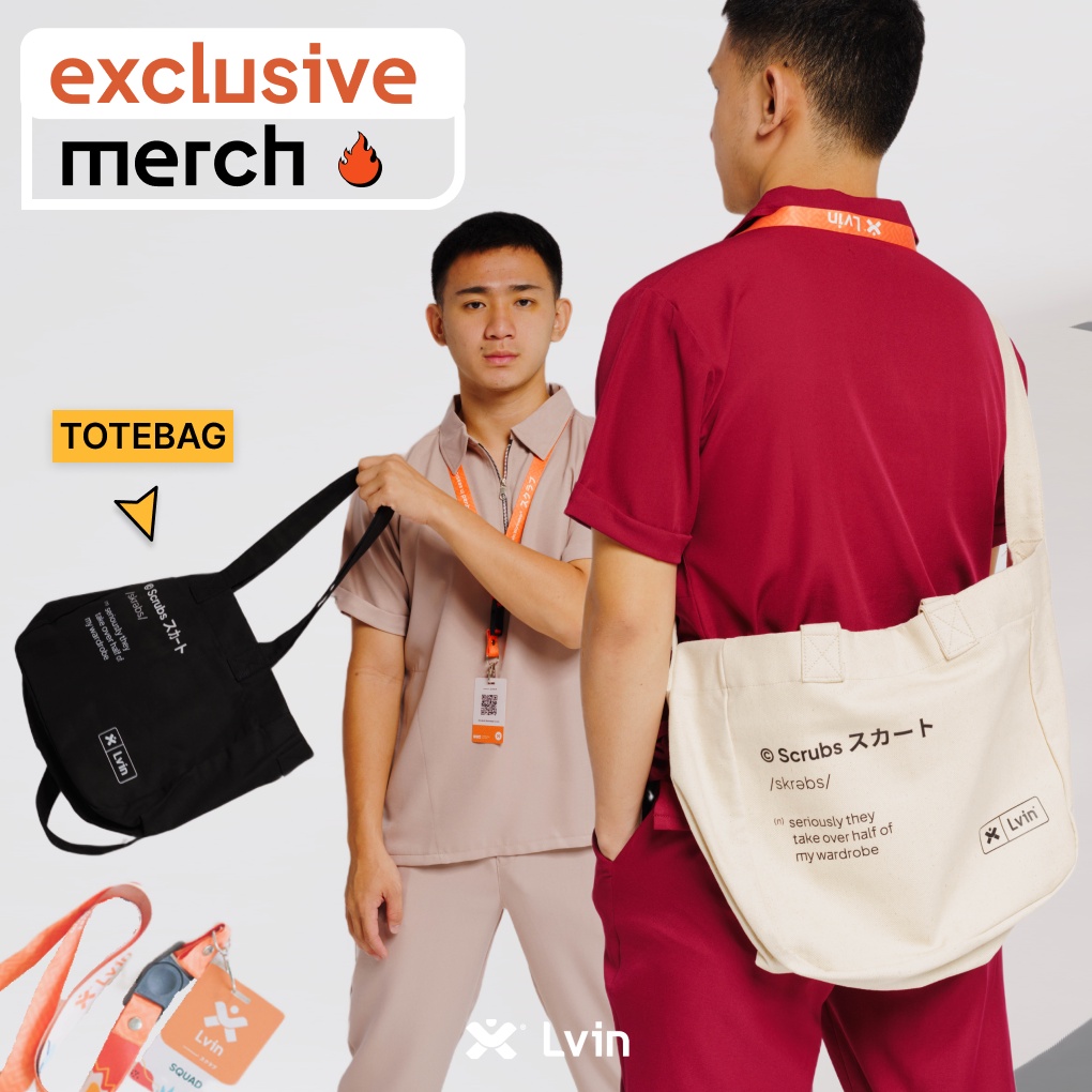 LVIN Exclusive Merchandise / Totebag / Lanyard / Baju oka / Baju Scrubs