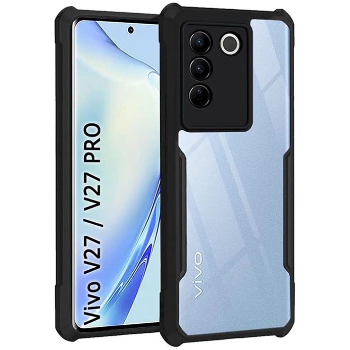 VIVO V27 5G / V25 / V25E / V25 PRO CASE CLEAR SHOCKPROOF CRYSTAL ARMOR SHOCKPROOF SILIKON TPU SOFTCASE