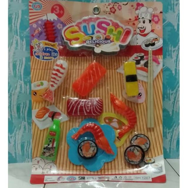 Mainan Anak Sushi Set Delicious SH 1267