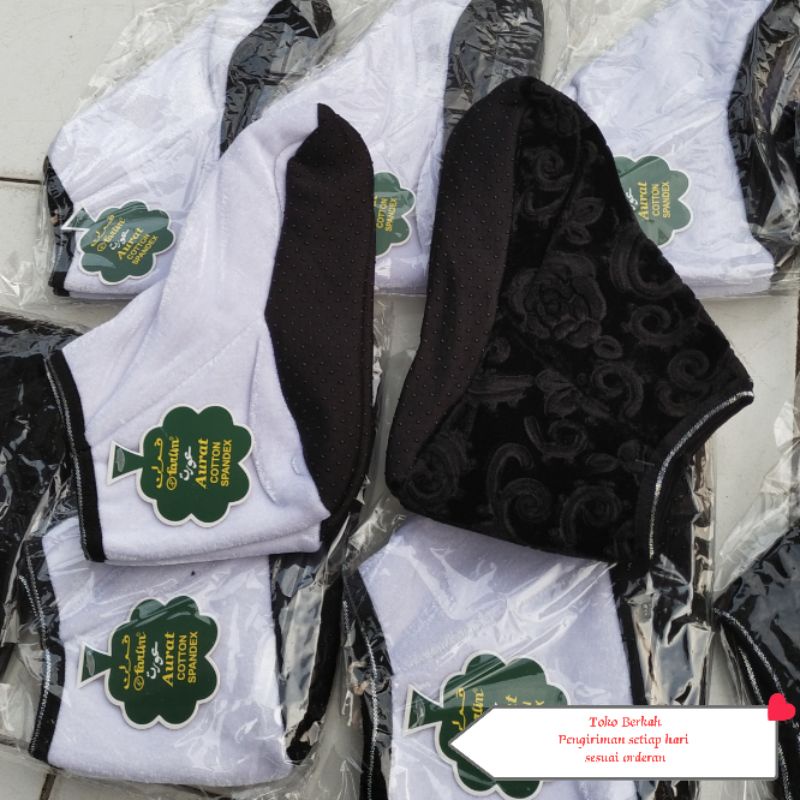 Kaos Kaki Tawaf anti Slip bahan bludru