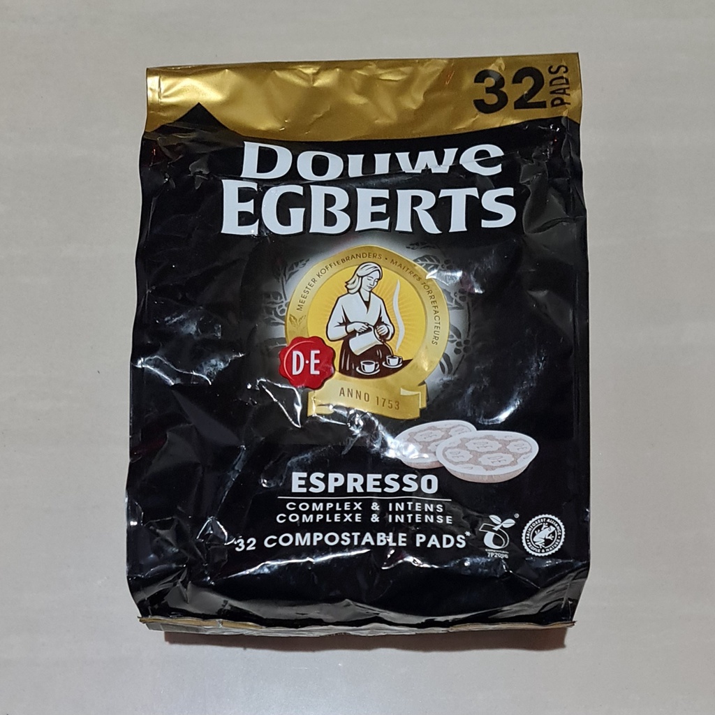 Douwe Egberts Espresso Complex &amp; Intense 32 Compostable Coffee Pads