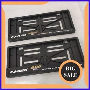 Tempat Dudukan Cover plat nomer Hitam Yamaha Nmax - n max - freego Jupiter - fizr - Vega ZR - crypto
