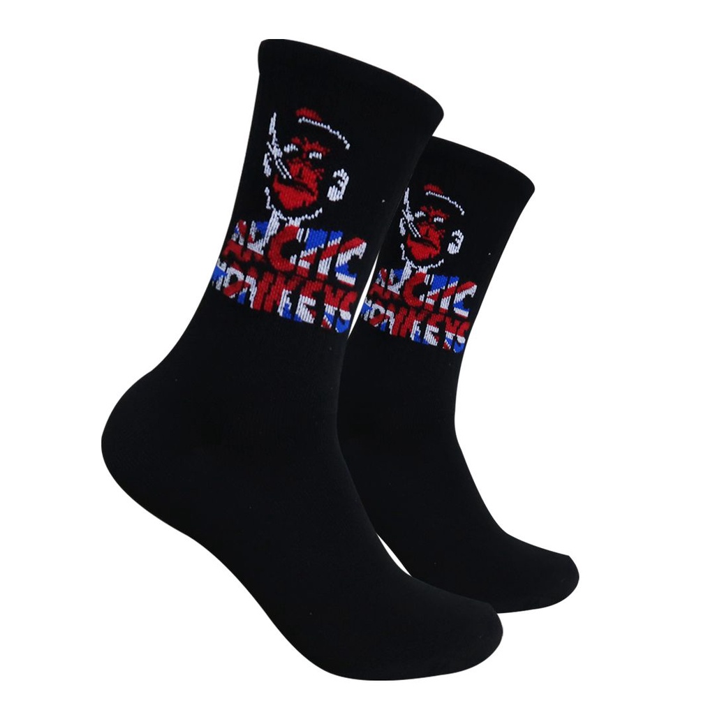 Kaos Kaki Motif Arctic Monkey British Hitam ( B74 )