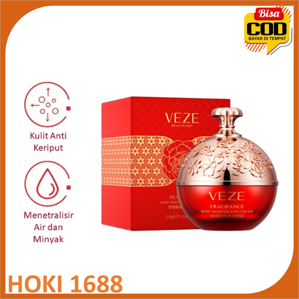 VEZE Rose Krim Mata Menghaluskan Dan Mengangkat Garis Halus Mata 30gram HK-FZ81853