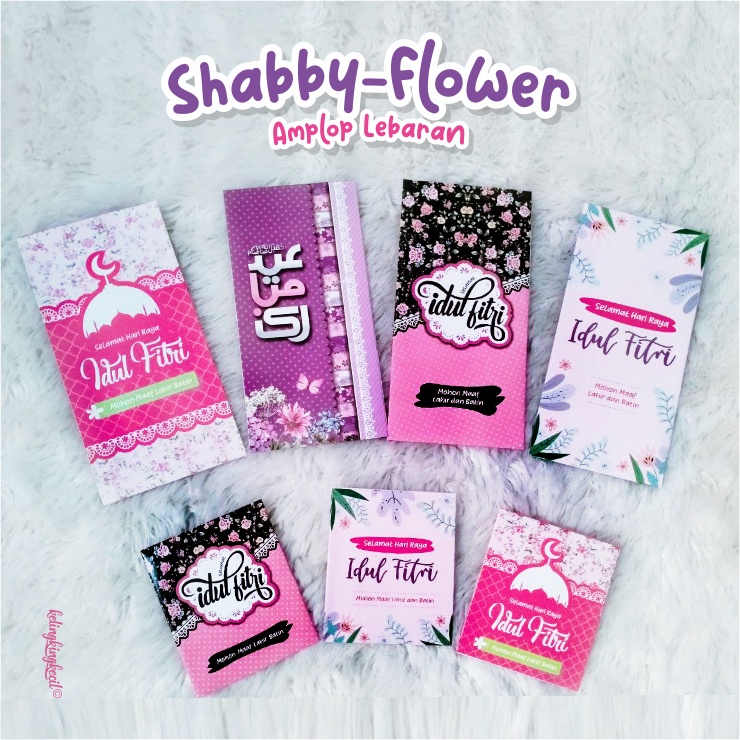 

Amplop Lebaran Seri Bunga - Shabby - Isi 25