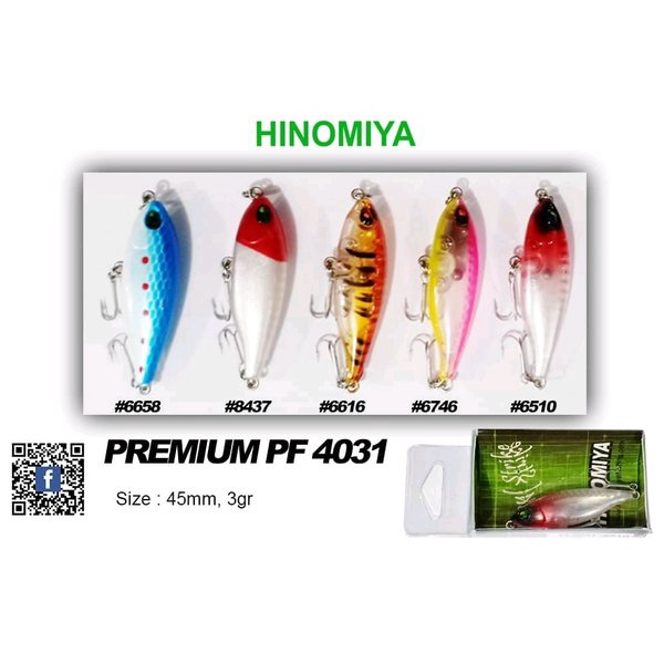 LURE HINOMIYA MINNOW PF 4031