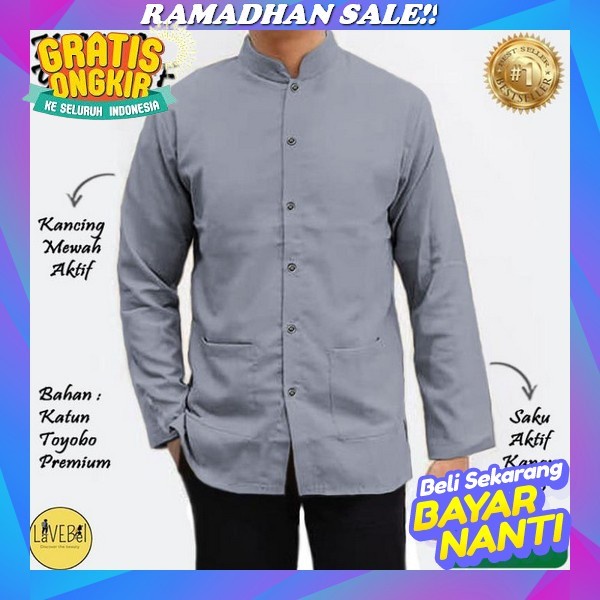 Baju Koko Pria / Baju Koko / Baju Koko Pria Dewasa / Koko Terbaru 2023 / Koko Terbaru 2023 Toyobo Pr