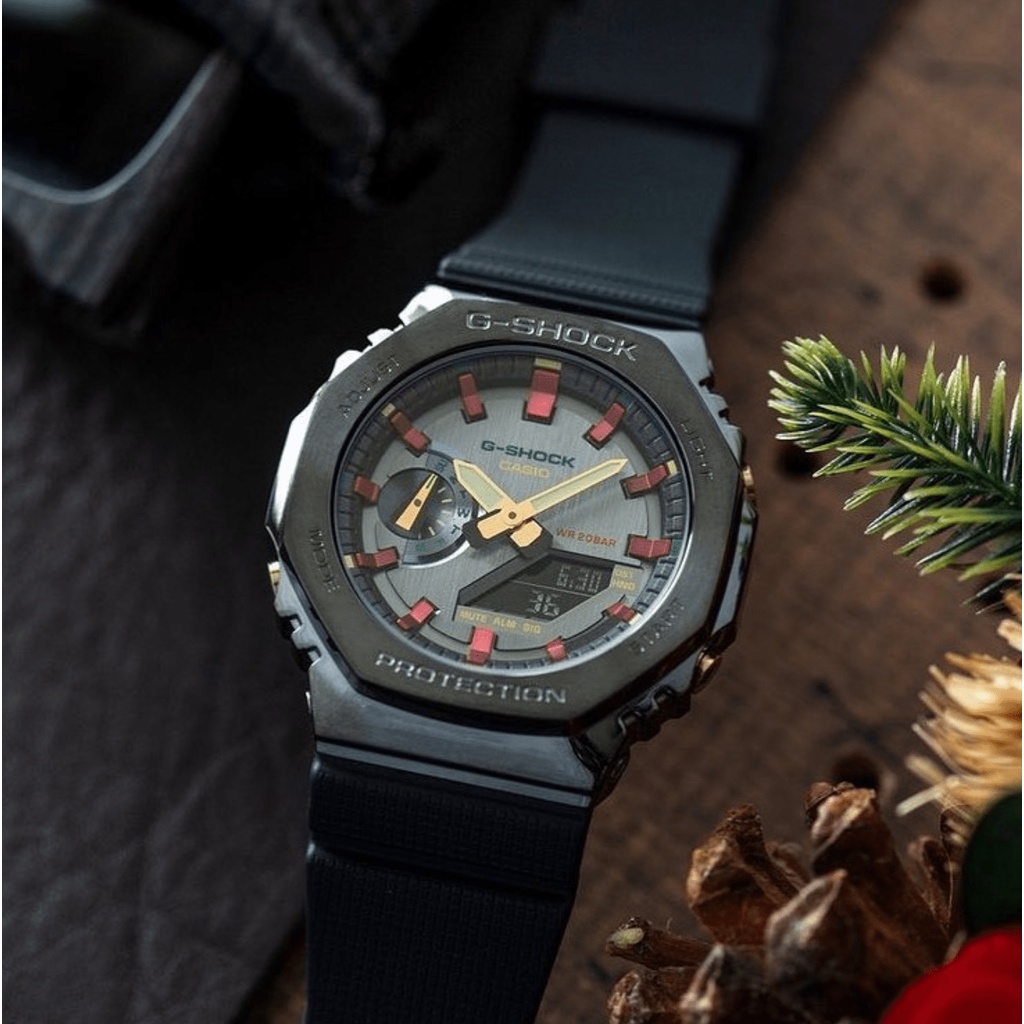 Jam Tangan Casio GShock Pria Wanita G-Shock PRECIOUS HEART SELECTION GM-2100CH-1A