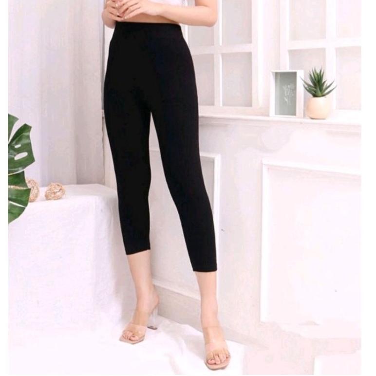 PALING DIMINATI Legging Wanita Tebal 7 per 8 jumbo Polos