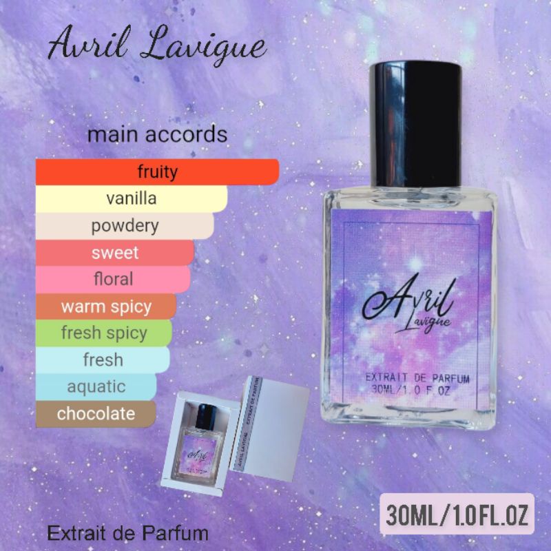 PARFUM WANITA TAHAN LAMA EDT DAN EXTRAIT AVRIL LAVIGNE 30ML DAN 50ML