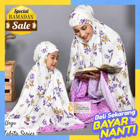 Mukena Couple Ibu Dan Anak 4-9 Tahun Azkia Mukena Kapel Ibu Dan Anak Mukena Couple Ibu Anak Terbaru 