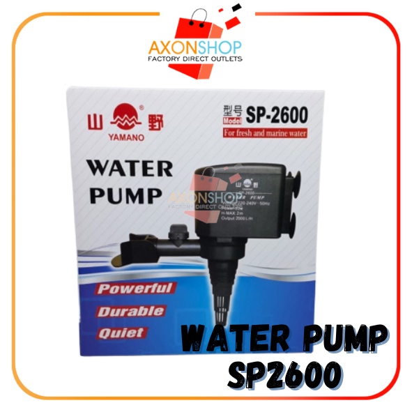 SP-2600 Yamano Pompa Air Aquarium Celup Kolam Pump Akuarium sp2600