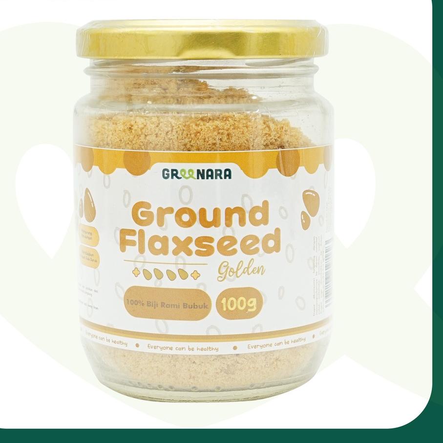 

4.4⚡️⚡️Greenara Ground Flaxseed 100gr / Flaxseed Bubuk