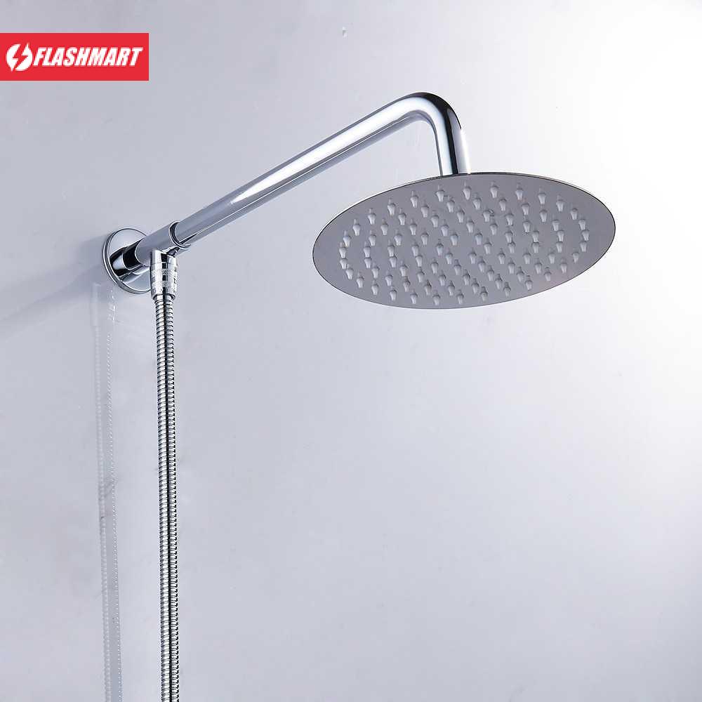 Flashmart Kepala Head Shower Mandi Rainfall Stainless Steel Round - Cosmo 200