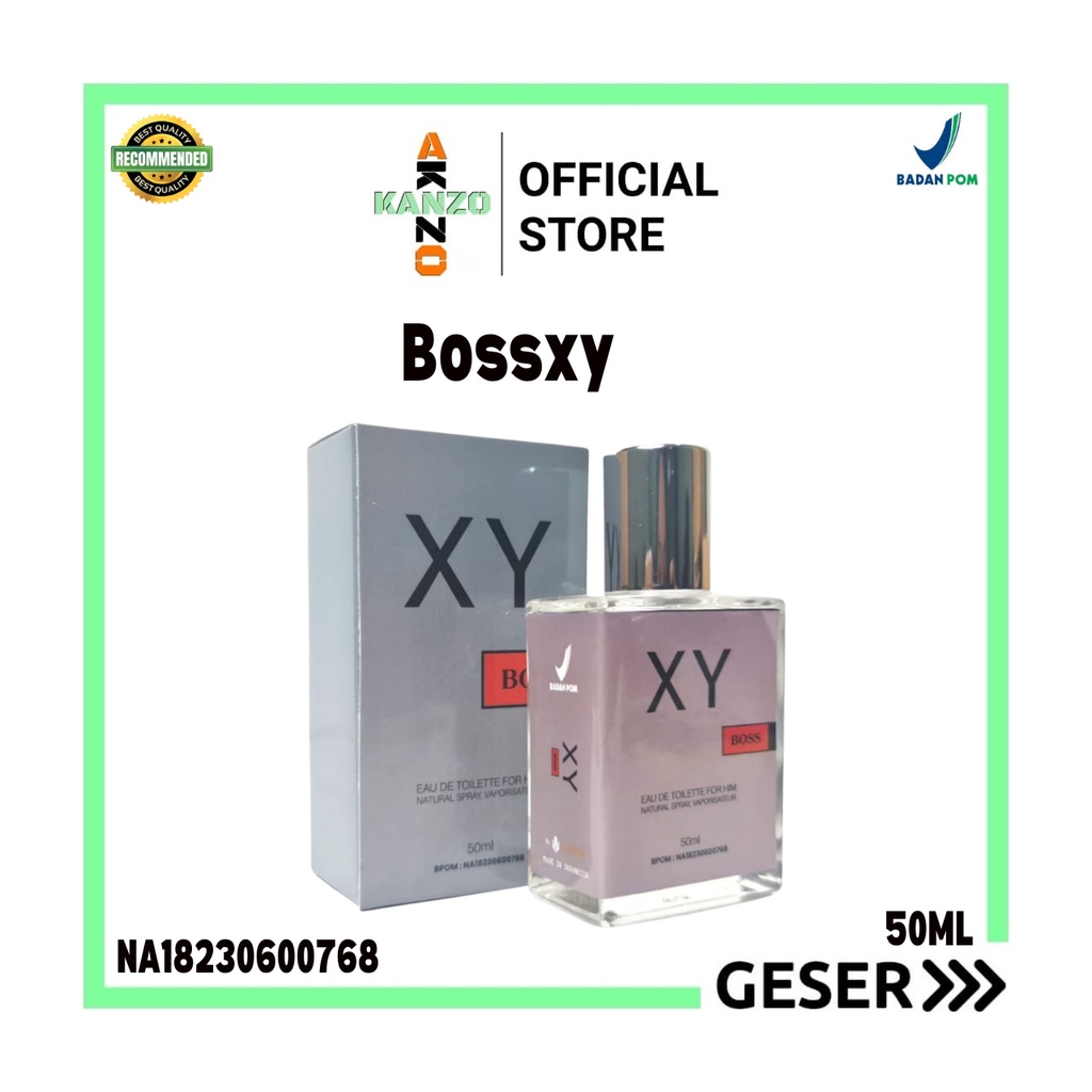 Kanzo - [BPOM] Parfum Bossxy 50ml Premium / Parfum Bossxy 50ml Best Seller / Parfum Pria Wangi Tahan Lama