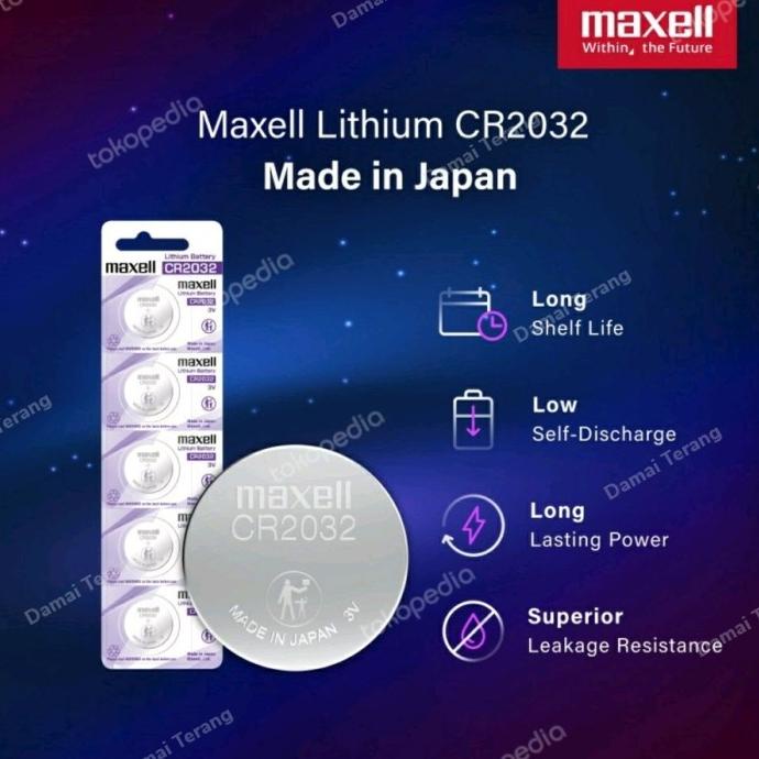 ~~~~~] Battery Baterai Maxell CR2032