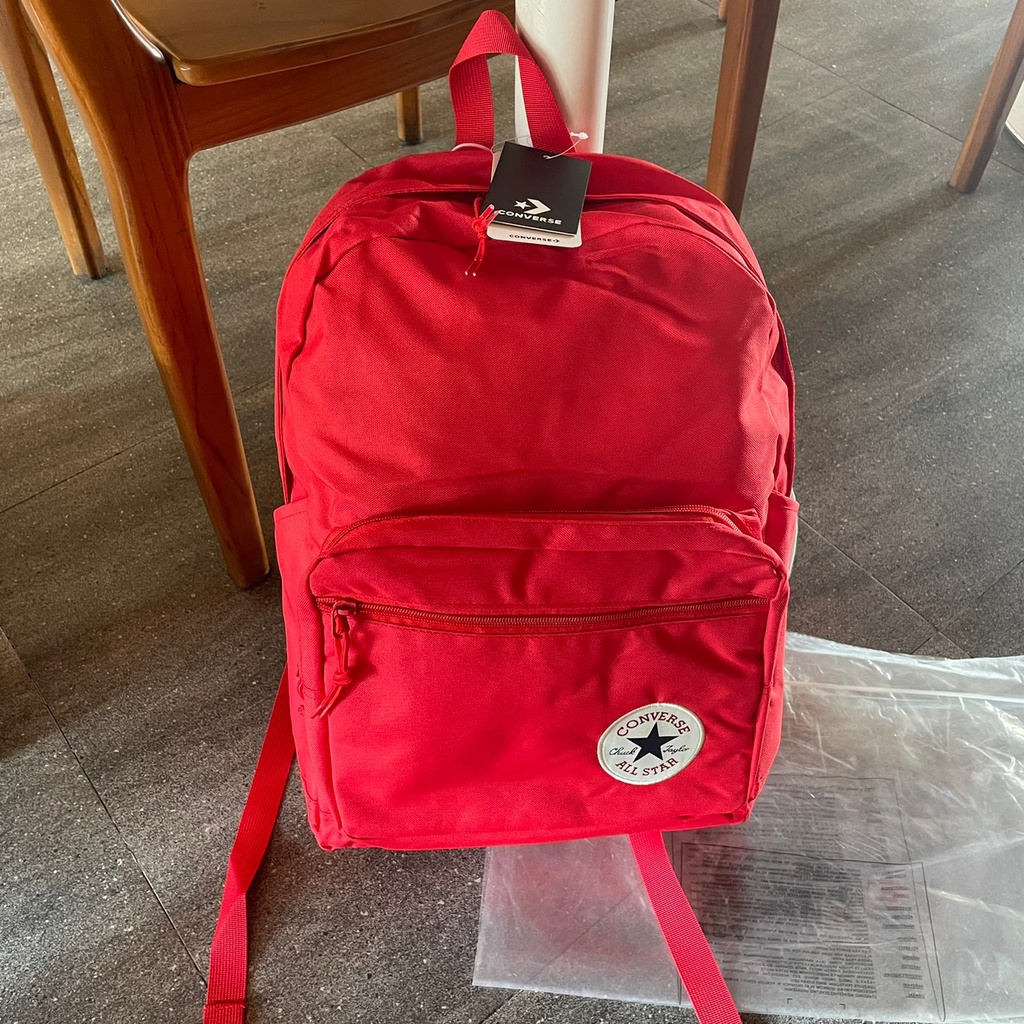 TAS RANSEL CONVERSE ALL STAR ORIGINAL RED BACKPACK / TAS RANSEL CONVERSE PRIA WANITA / TAS RANSEL CO