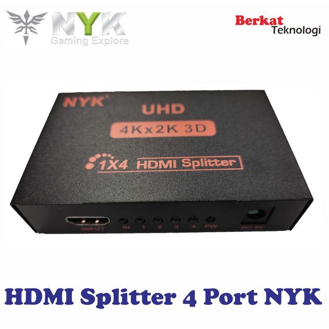Hdmi Splitter 4 Port Nyk [Cod]