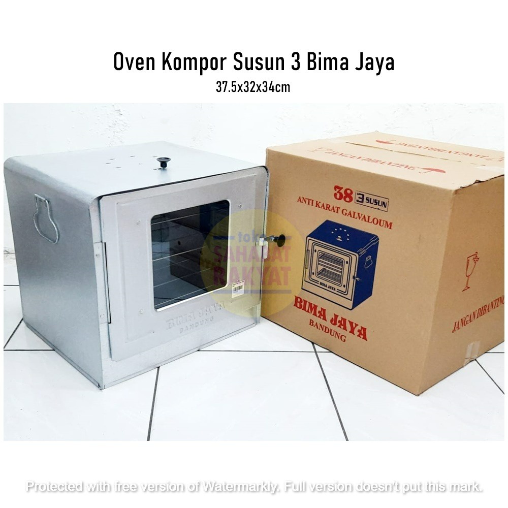Oven Kompor/Oven Tangkling Susun 3 Bima Jaya