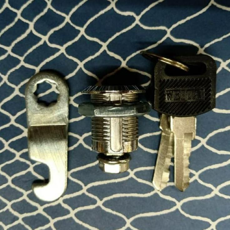 murah Kunci loker / kunci camlock / kunci lemari WT 20mm belkang