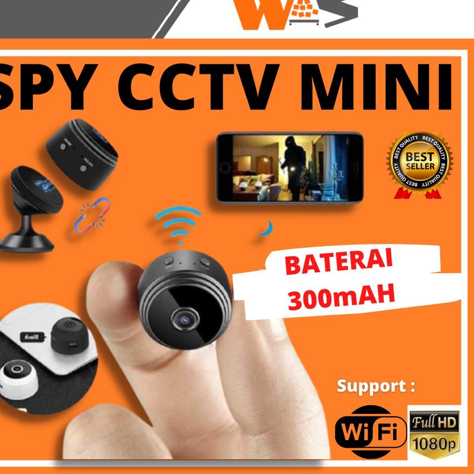 ☏ CCTV Mini Tersembunyi Tanpa Kabel Kamera Pengintai Mini Kamera CCTV Mini Ip Camera ✈