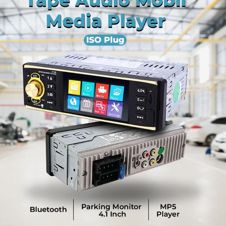 ♡ Tape Mobil Bluetooth Single Din Double Din Lengkap dengan Kamera Parkir ♔