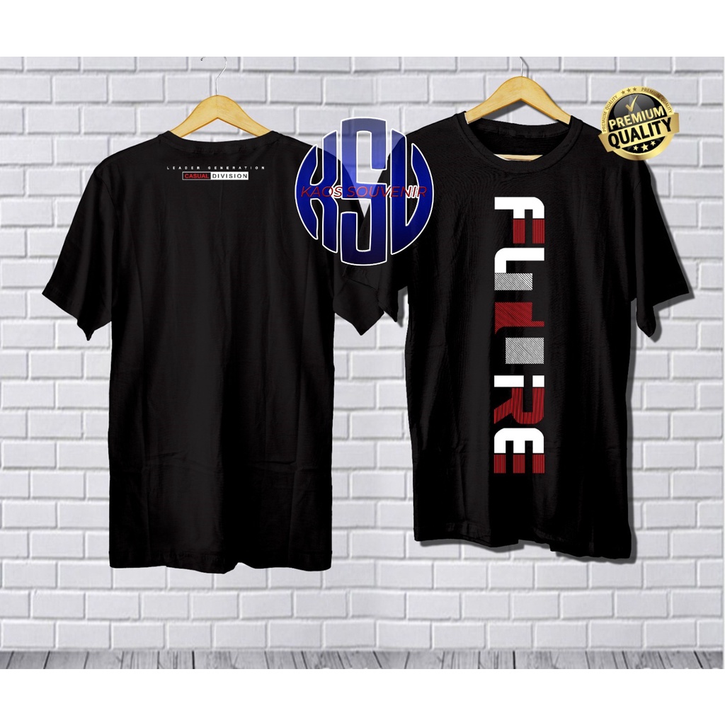 (023) KAOS DISTRO KEREN FASHION BERKUALITAS DARI TOKO SOUVENIR MOTIF FUTURE