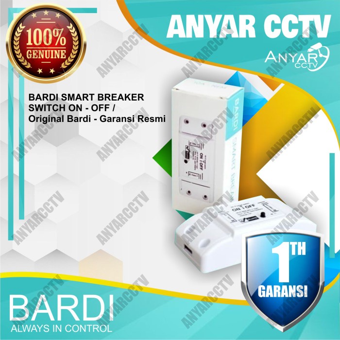 [Smart ] Bardi Smart Breaker Switch On - Off / Original Bardi - Garansi Resmi [Lamp]