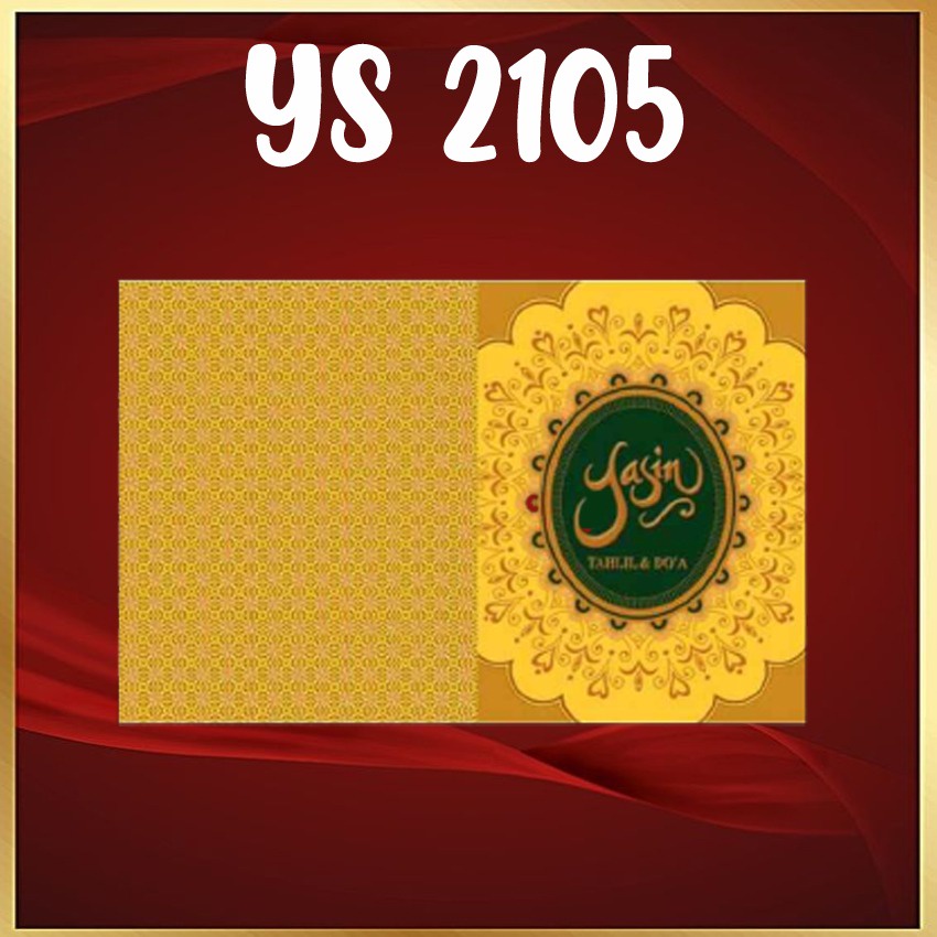 Cover Yasin YS 2105 Blangko Cover Buku Yasin HARGA MURAH BERKUALITAS