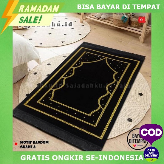 Sajadah Tebal Travel Turki Premium Traveling Kecil Aesthetic Sejadah Empuk Nyaman Aladin Arbain Arab